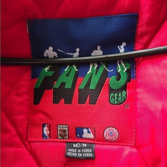 Nwt Chicago Bulls winter jacket Fans Gear NBA licensed mens med red black Jordan - Picture 3 of 16